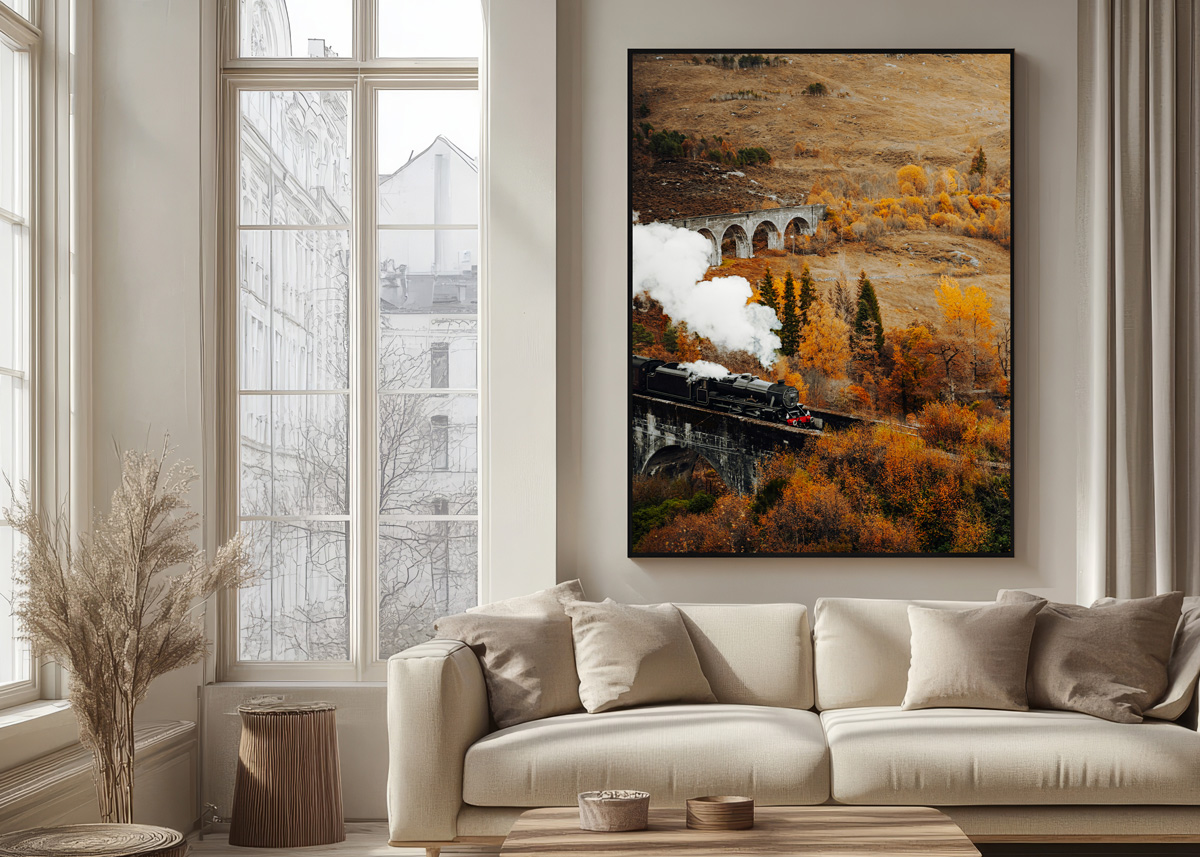 eigen foto paneel in baklijst 100 x 150 cm