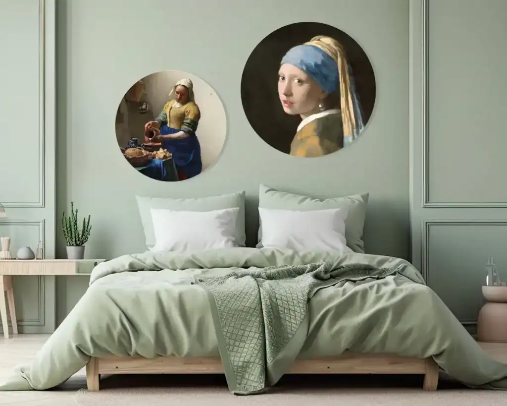Slaapkamer muurcirkels oude meesters