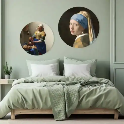 Slaapkamer muurcirkels oude meesters