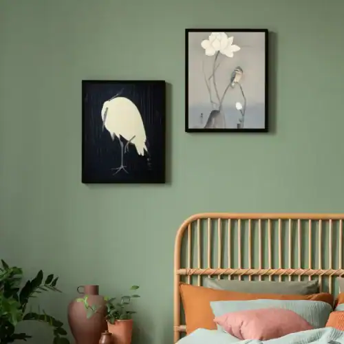 slaapkamer inspiratie baklijst vogels art